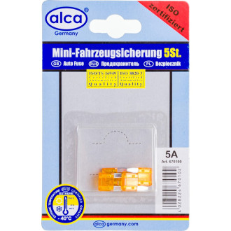Флажковые мини предохранители Alca 670100