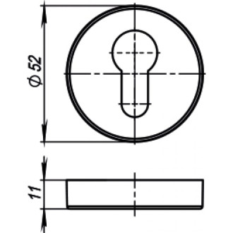 Цилиндровая накладка Armadillo CYLINDER ET URB CP-8