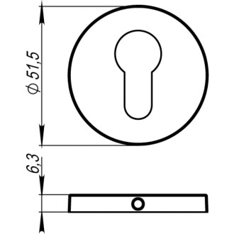 Накладка на цилиндр Armadillo CYLINDER ET URS BL-26