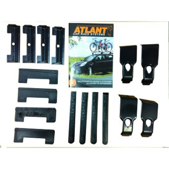 Комплект адаптеров Mitsubishi Outlander III без рейлингов 2012-н.в., Mitsubishi ASX без рейлингов ATLANT 7150