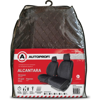 Накидки на передние сиденья AUTOPROFI ALC-0410 BK/BK