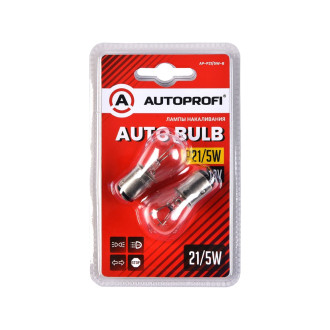 Автомобильные лампы накаливания AUTOPROFI AP-P21/5W-B