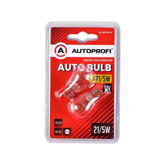 Автомобильные лампы накаливания AUTOPROFI AP-W21/5W-B