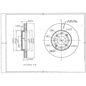 Тормозной диск Avantech BR0311S