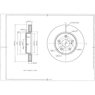Тормозной диск Avantech BR3057S