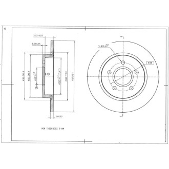 Тормозной диск Avantech BR3001S