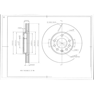 Тормозной диск Avantech BR3007S