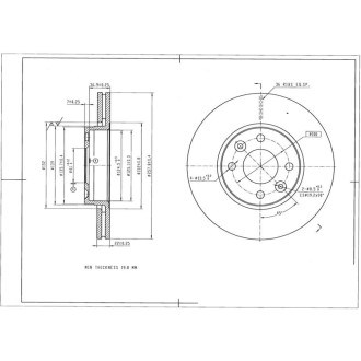 Тормозной диск Avantech BR3019S