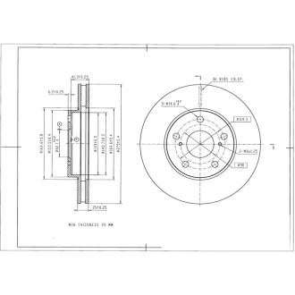 Тормозной диск Avantech BR0194S
