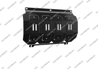 Защита радиатора для Mitsubishi L200 2006-2015/Pajero Sport 2008-2016, АвтоБроня 111.04005.1