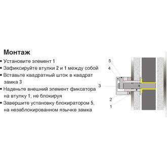 Поворотная кнопка для B NO-HA BONAITI 52517