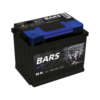 Автомобильный аккумулятор Bars 6СТ60