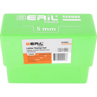Набор клейм буквенных Beril 55300512815