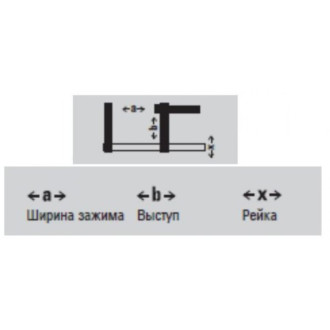 Струбцина BESSEY BE-TPN80S12BE