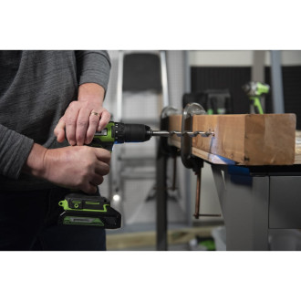 Ударная аккумуляторная дрель-шуруповерт GreenWorks GD24DD60
