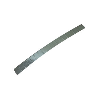 Накладка бампера Dollex VW T5 2003-2015, Multivan, Caravelle, Transporter, дизайн Excellent, серебро-хром