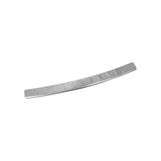 Накладка бампера Dollex SSANGYONG Action II CK 2011-2013-2021, дизайн Excellent, серебро-хром