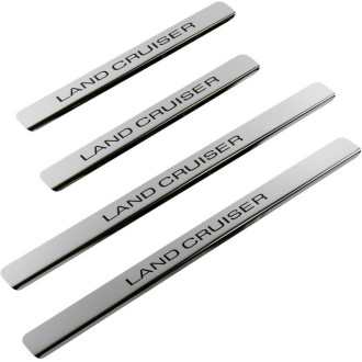 Накладки внутренних порогов TOYOTA Prado, LC 200 (2007-2015) Dollex NPK-102