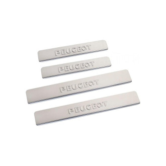 Накладки внутренних порогов PEUGEOT 5008 Dollex NPS-091