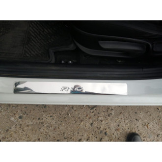 Накладки внутренних порогов для KIA Rio Dollex NPS-096