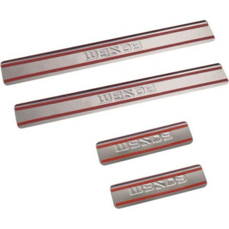 Накладка внутренних порогов MAZDA CX-7 Dollex NPS-030