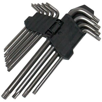 Набор Г-образных ключей torx Dollex SGT-009