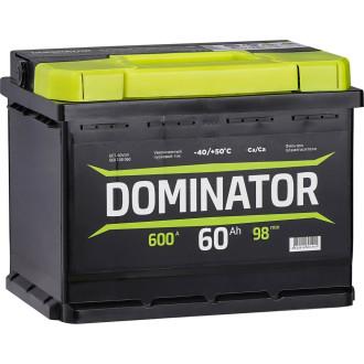 Аккумулятор Dominator 6 СТ 60 Ач 0 LR 600 А ССА