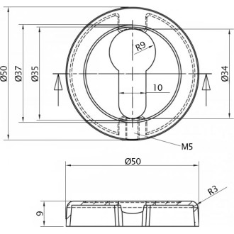 Розетка Doorlock DL M03 PZ AS-SR