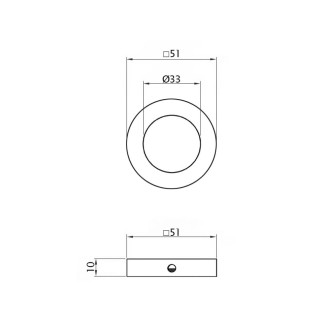 Декоративное кольцо Doorlock 73593