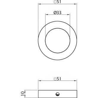 Декоративное кольцо Doorlock 73595