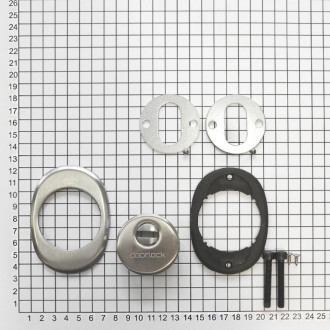 Декоративная броненакладка Doorlock DL DEF5025 SN