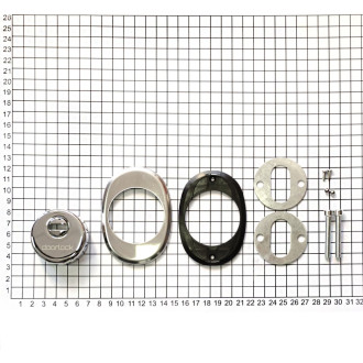 Декоративная броненакладка Doorlock DL DEF5025 CP