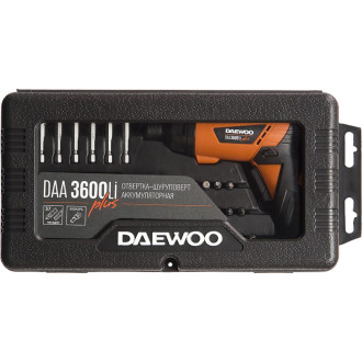 Аккумуляторная отвертка DAEWOO DAА 3600Li Plus