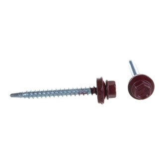 Кровельный саморез Daxmer 4,8х50 RAL3005 (150 шт.)