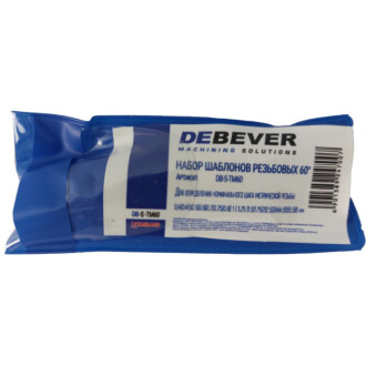 Набор резьбовых шаблонов DeBever DB-S-TM60