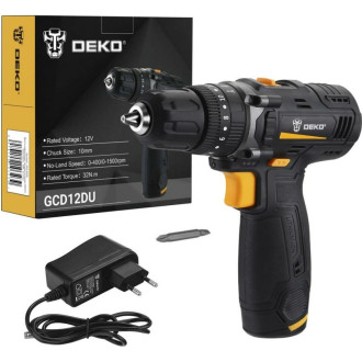 Аккумуляторная дрель-шуруповерт DEKO GCD12DU