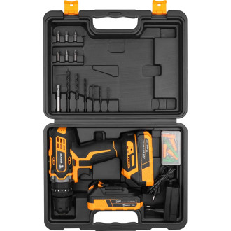 Аккумуляторная дрель-шуруповерт DEKO DKCD20 Impact SET 3 20 В, 2х2.0 Ач (3638)