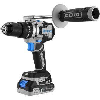 Аккумуляторная ударная бесщеточная дрель шуруповерт DEKO ZKCD20V PRO Impact