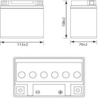 Аккумуляторная батарея DELTA CT 1207.2