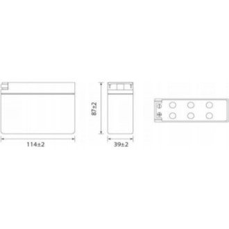 Аккумуляторная батарея DELTA CT 12025