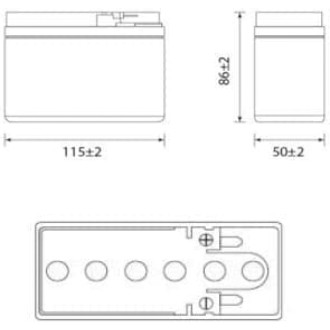 Аккумуляторная батарея DELTA CT 12026