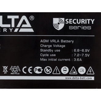 Батарея аккумуляторная DELTA DT 612