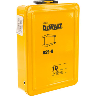 Набор сверл по металлу Dewalt 5913