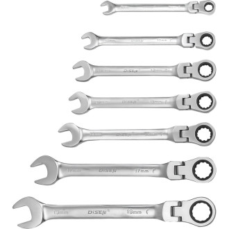 Набор ключей трещоточных Disen DSD1507F