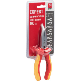 Изогнутые длинногубцы EKF Expert PROxima
