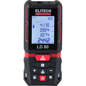 Дальномер Elitech hd ld 80
