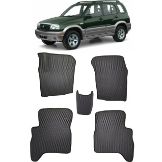 Ковры в салон автомобиля suzuki grand vitara ft 5дв рестайлинг 2000 - 2006 Eva Smart 2937-A6B2-S