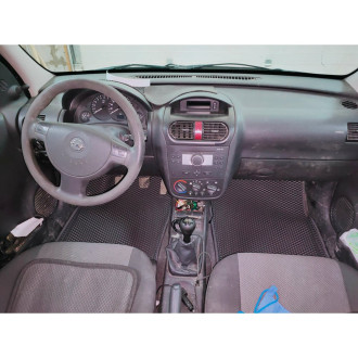 Ковры в салон автомобиля opel combo c рестайлинг 2003 - 2011 Eva Smart 3404-B1B2-S