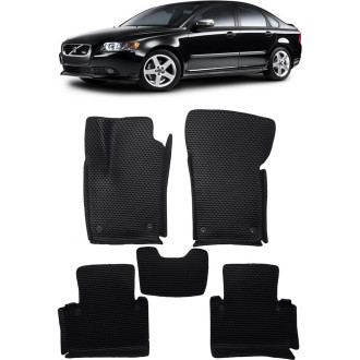 Ковры в салон автомобиля volvo s40 ii вариант макси 3d 2004 - 2012 Eva Smart 3301-A1B1-S