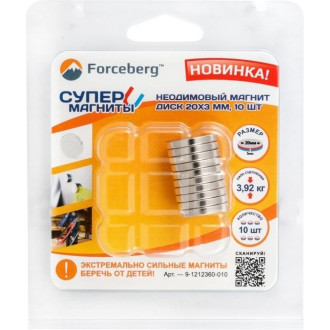 Неодимовый магнит-диск Forceberg 9-1212360-010